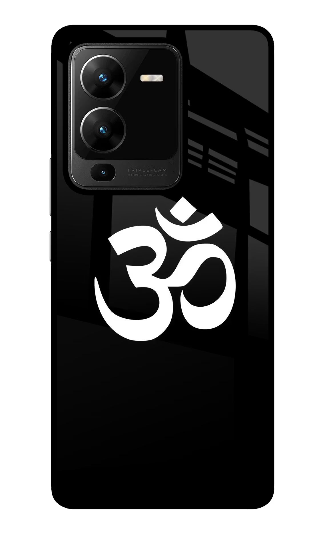 Om Vivo V25 Pro 5G Glass Case Back Cover by Casekaro