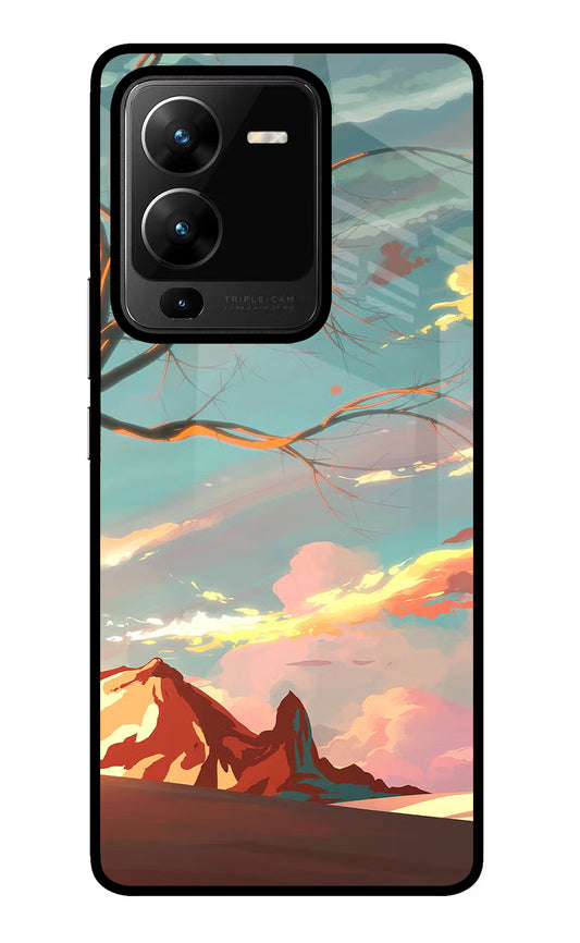 Scenery Vivo V25 Pro 5G Glass Case