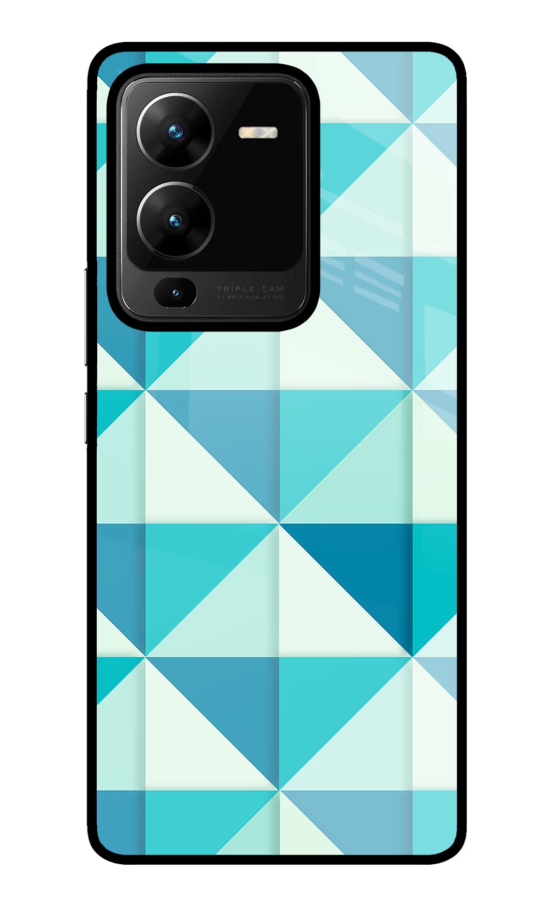 Abstract Vivo V25 Pro 5G Glass Case Back Cover by Casekaro