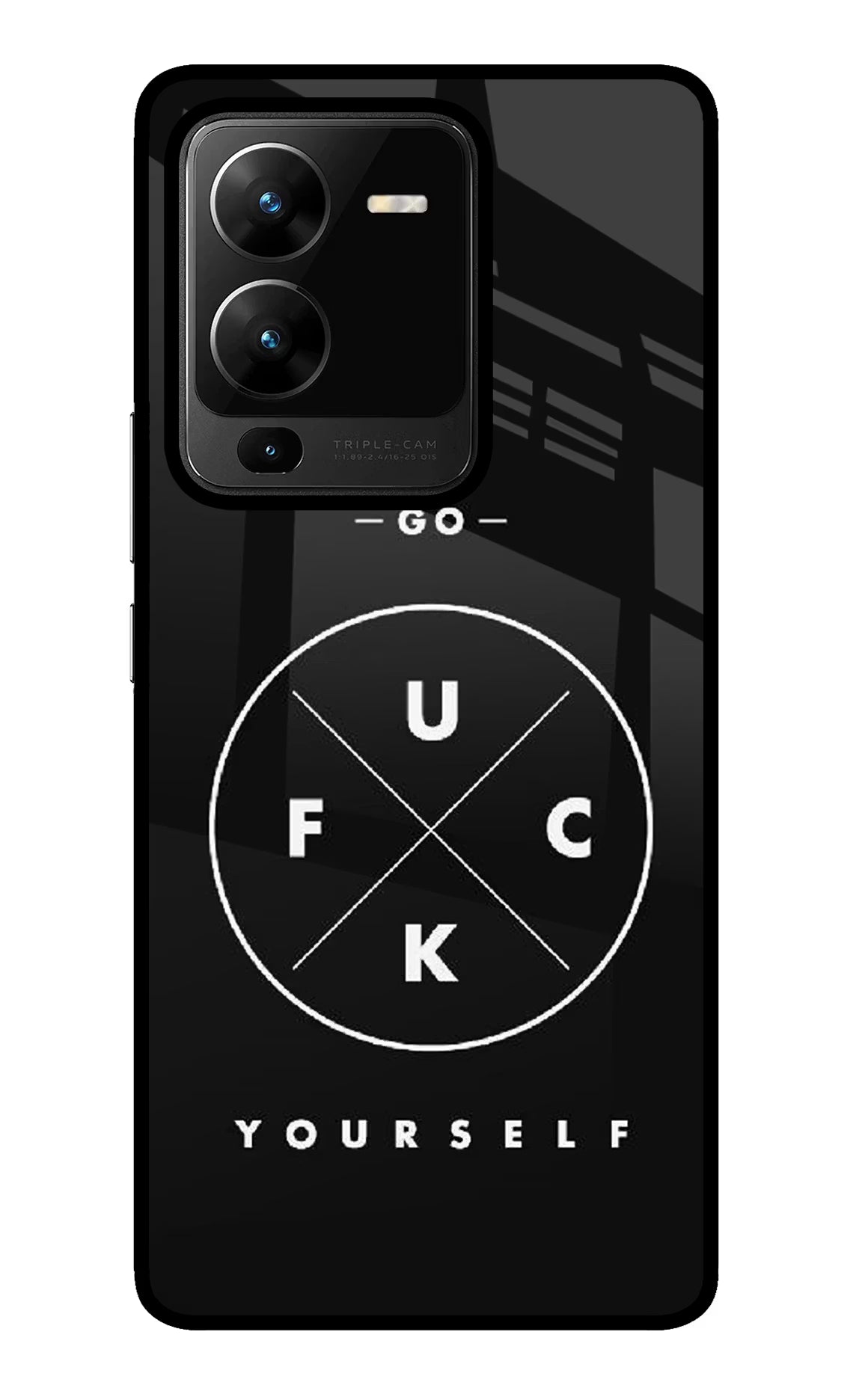 Go Fuck Yourself Vivo V25 Pro 5G Glass Case