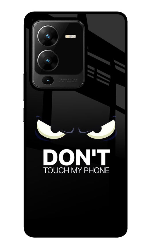 Don'T Touch My Phone Vivo V25 Pro 5G Glass Case