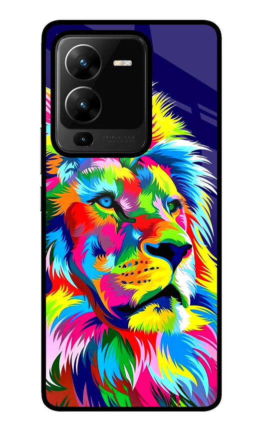 Vector Art Lion Vivo V25 Pro 5G Glass Case