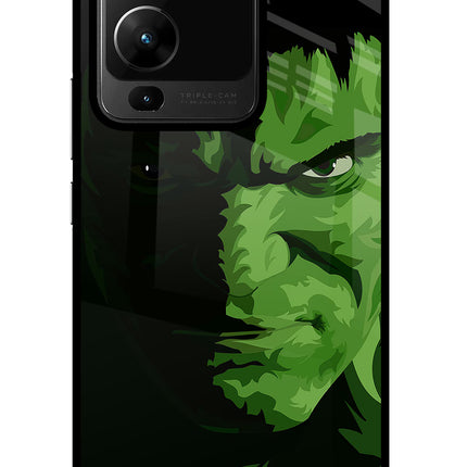HULK Vivo V25 Pro 5G Glass Case Back Cover by Casekaro