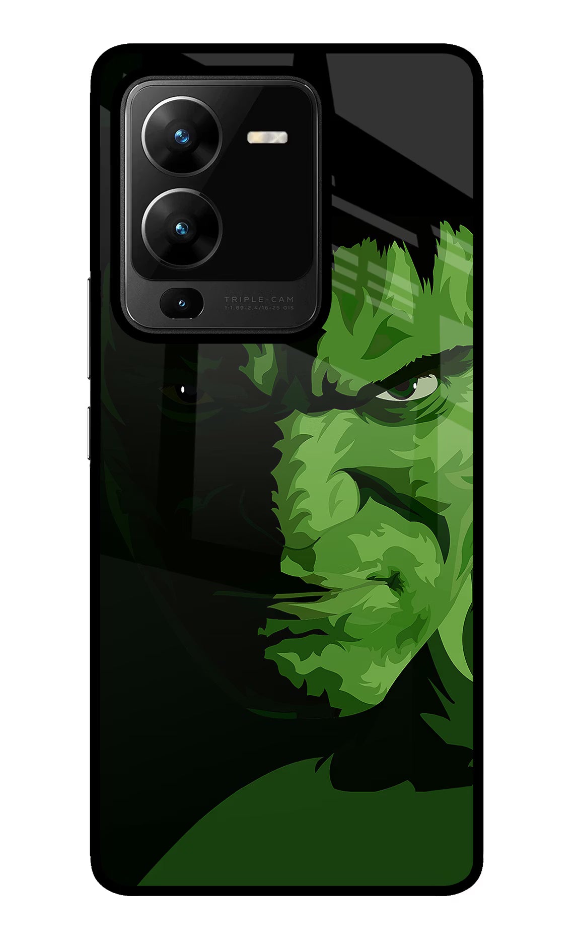 HULK Vivo V25 Pro 5G Glass Case Back Cover by Casekaro
