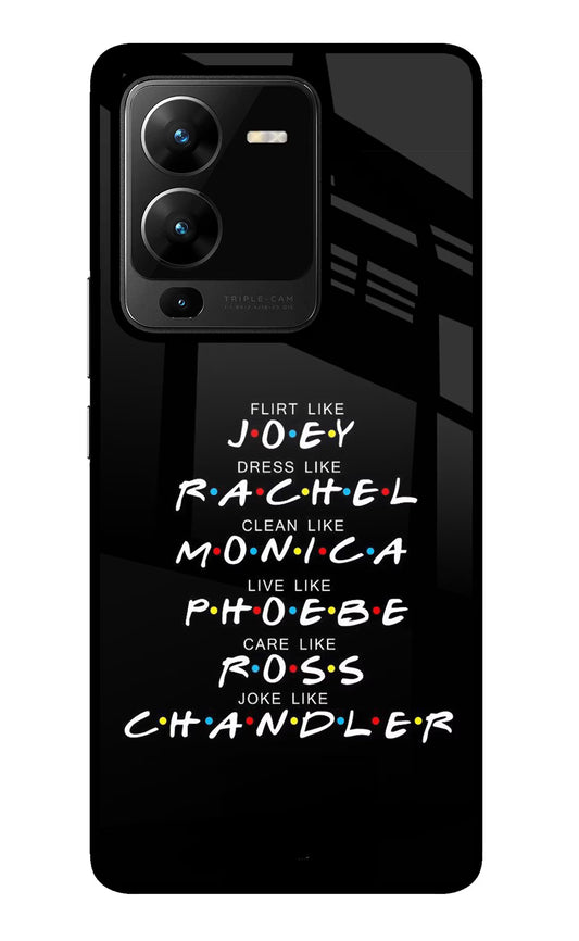 FRIENDS Character Vivo V25 Pro 5G Glass Case