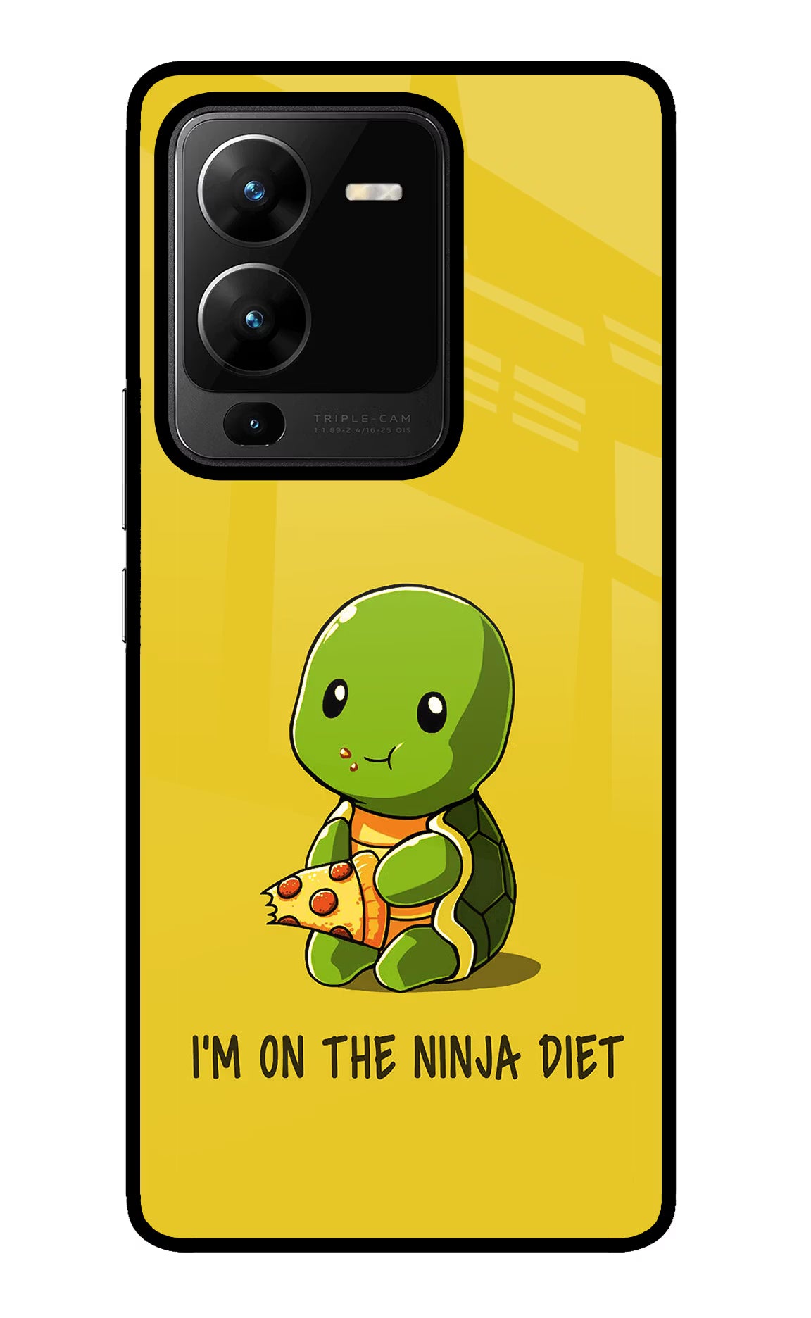 I'm on Ninja Diet Vivo V25 Pro 5G Glass Case Back Cover by Casekaro