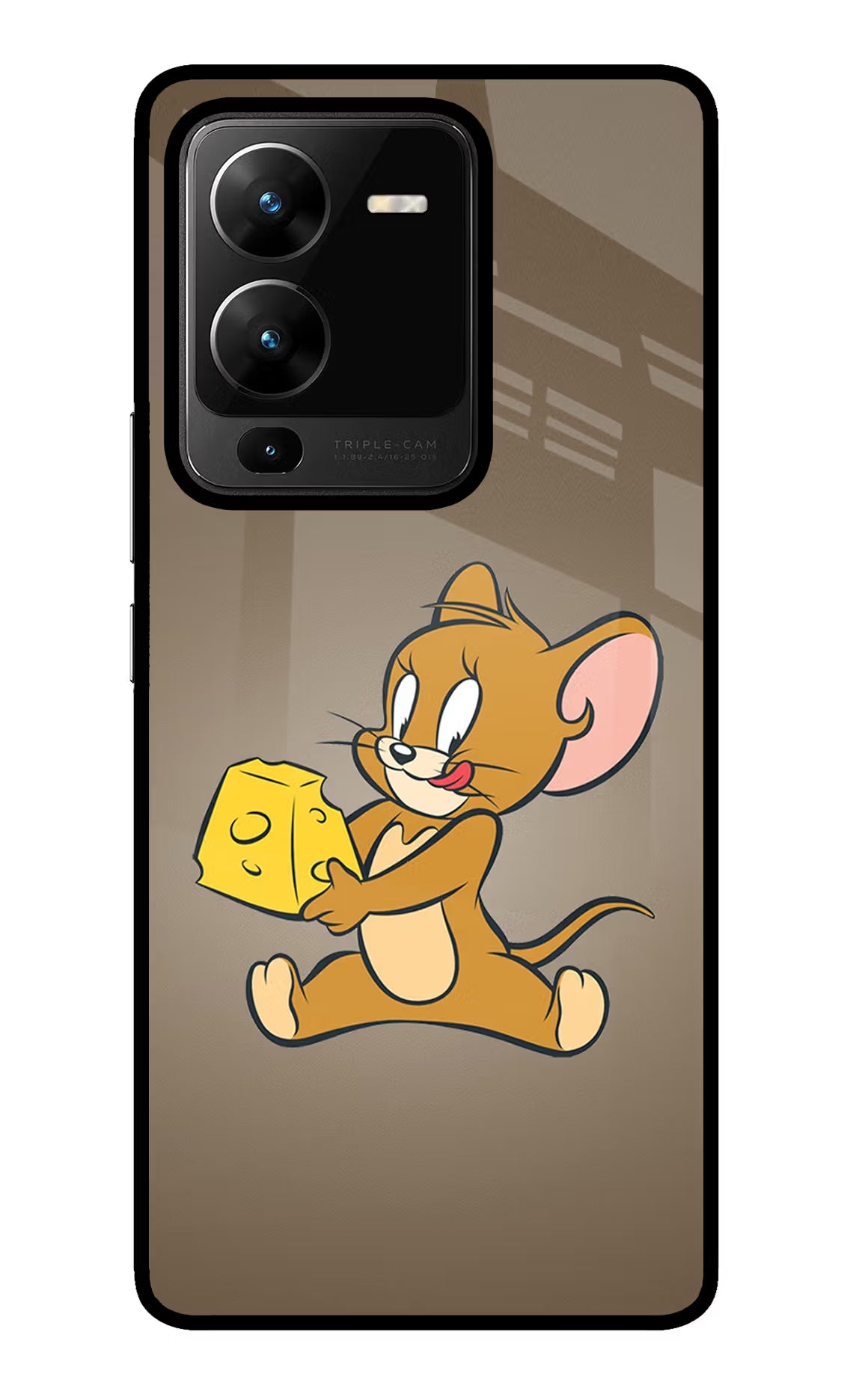 Jerry Vivo V25 Pro 5G Glass Case Back Cover by Casekaro