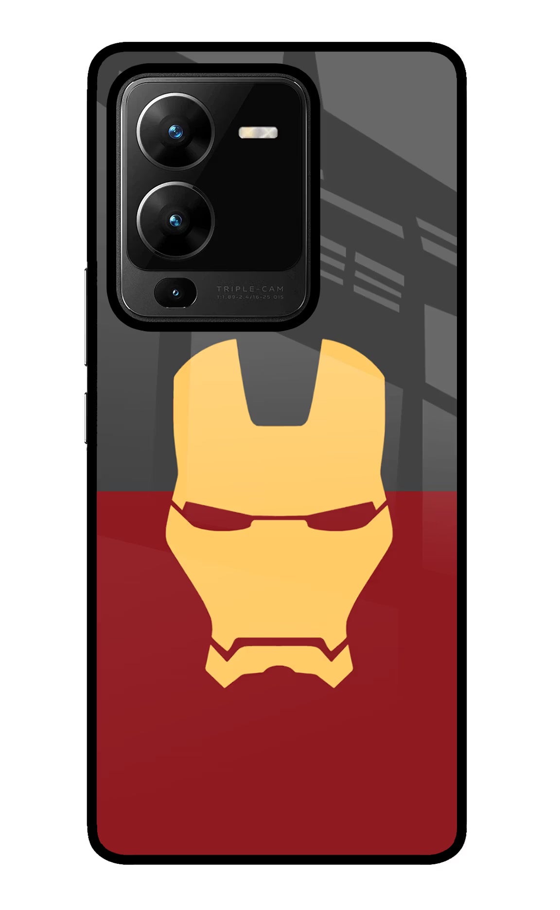 Ironman Vivo V25 Pro 5G Glass Case Back Cover by Casekaro