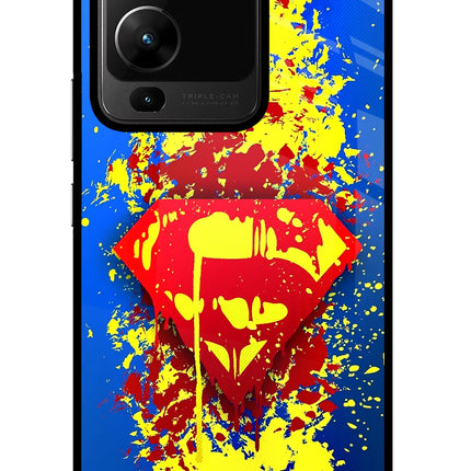 Superman logo Vivo V25 Pro 5G Glass Case