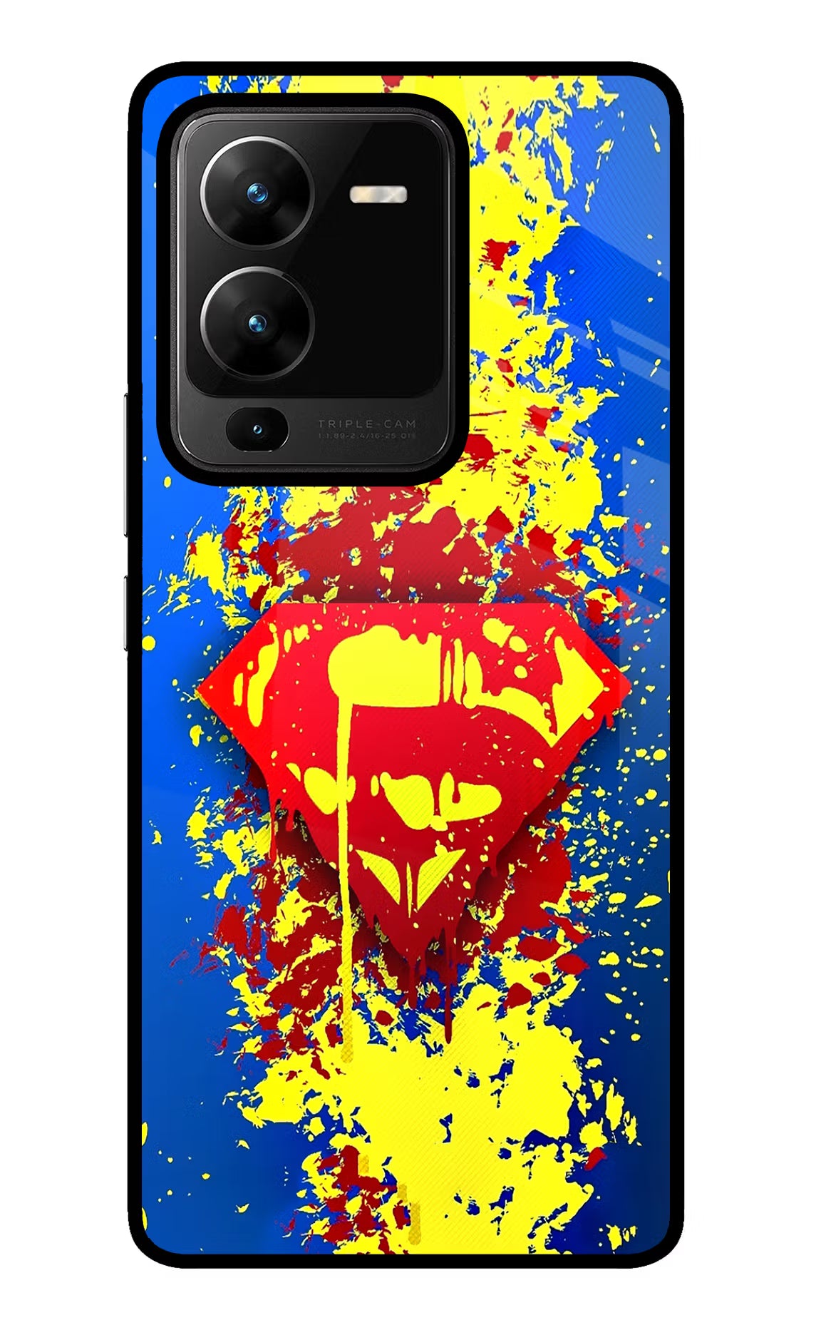 Superman logo Vivo V25 Pro 5G Glass Case
