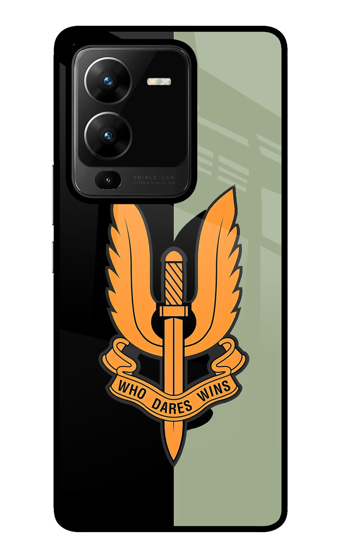 Balidan Logo Vivo V25 Pro 5G Glass Case Back Cover by Casekaro