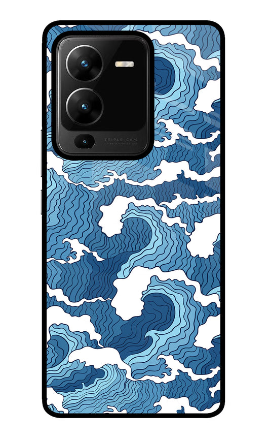Blue Waves Vivo V25 Pro 5G Glass Case