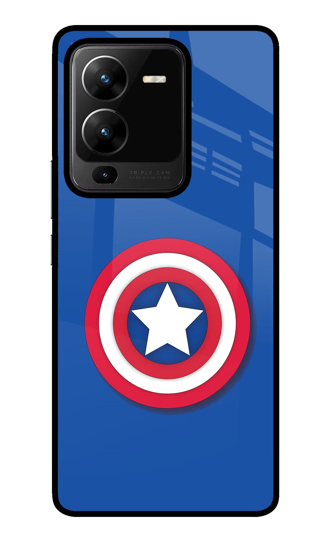 Shield Vivo V25 Pro 5G Glass Case Back Cover by Casekaro