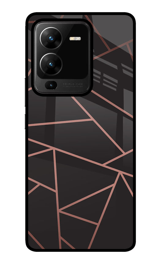 Geometric Pattern Vivo V25 Pro 5G Glass Case