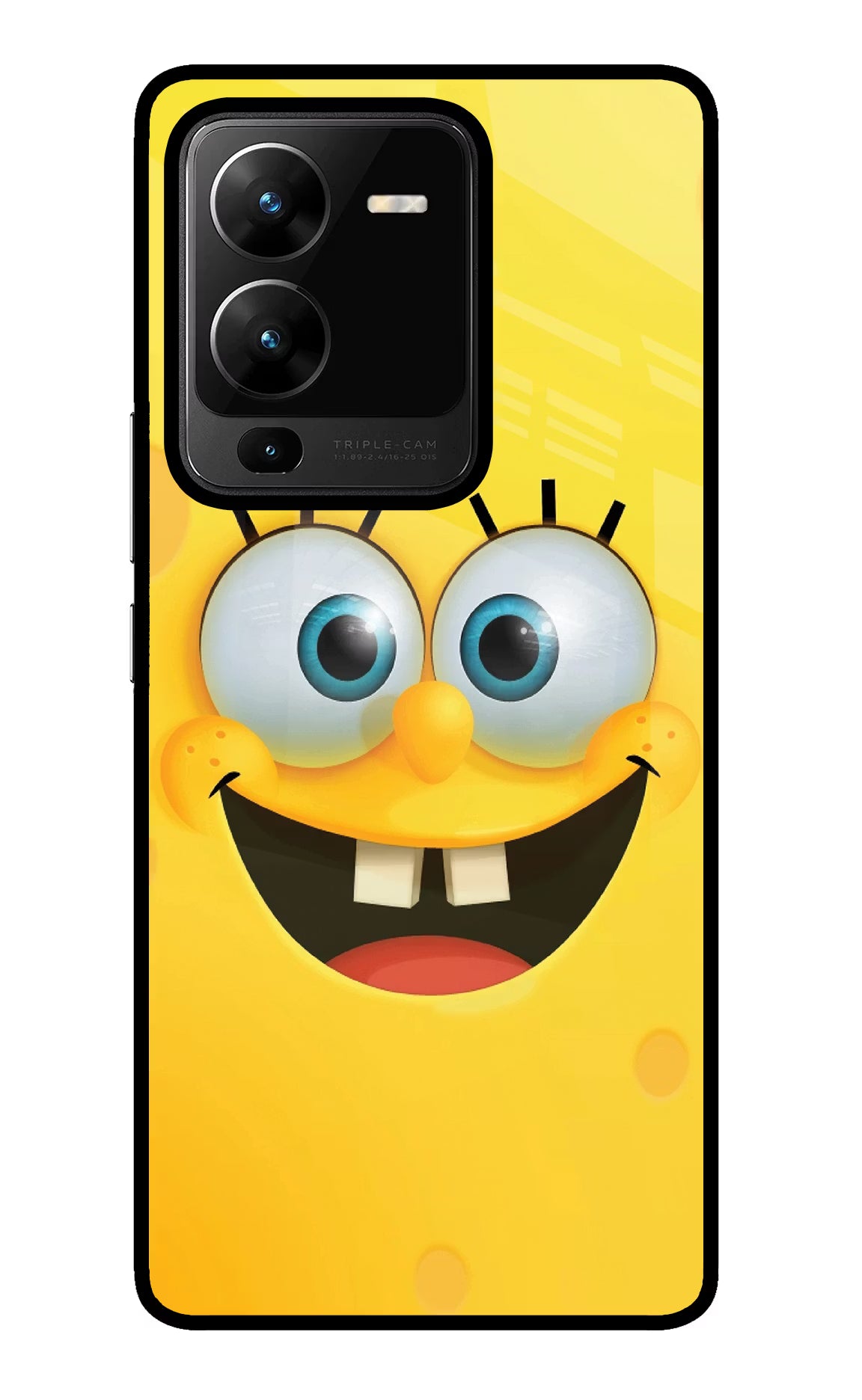 Sponge 1 Vivo V25 Pro 5G Glass Case Back Cover by Casekaro