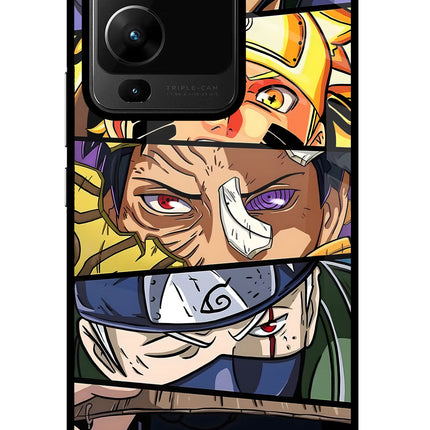 Naruto Character Vivo V25 Pro 5G Glass Case