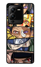 Naruto Character Vivo V25 Pro 5G Glass Case