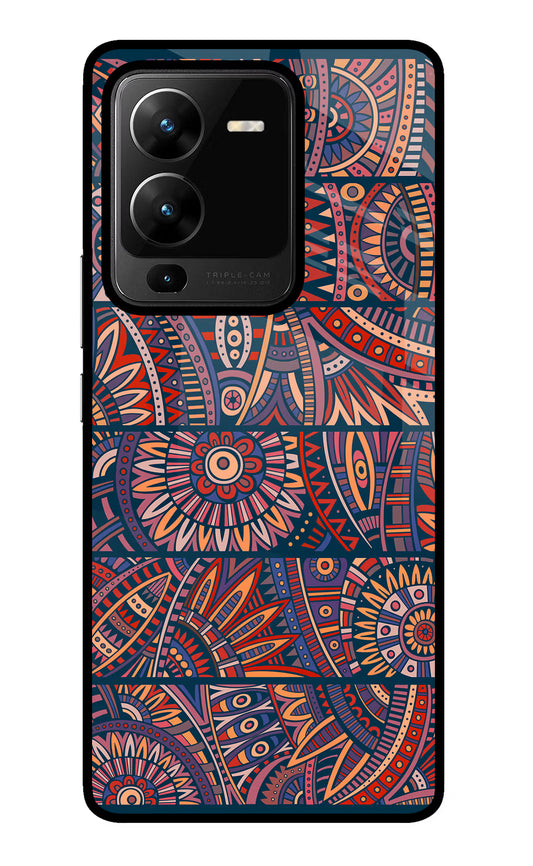 African Culture Design Vivo V25 Pro 5G Glass Case