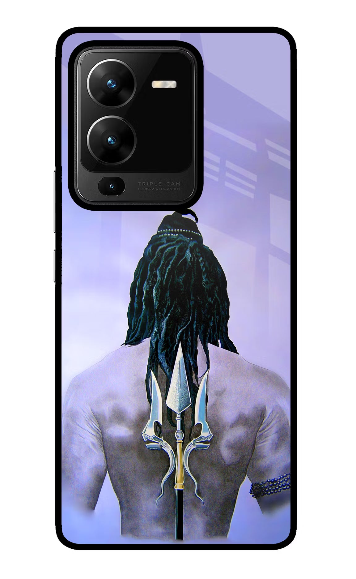 Shiva Vivo V25 Pro 5G Glass Case Back Cover by Casekaro