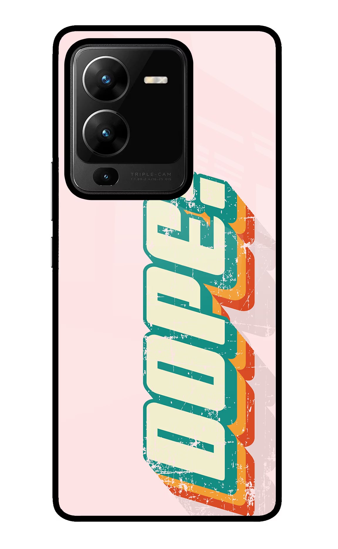 Dope Vivo V25 Pro 5G Glass Case Back Cover by Casekaro