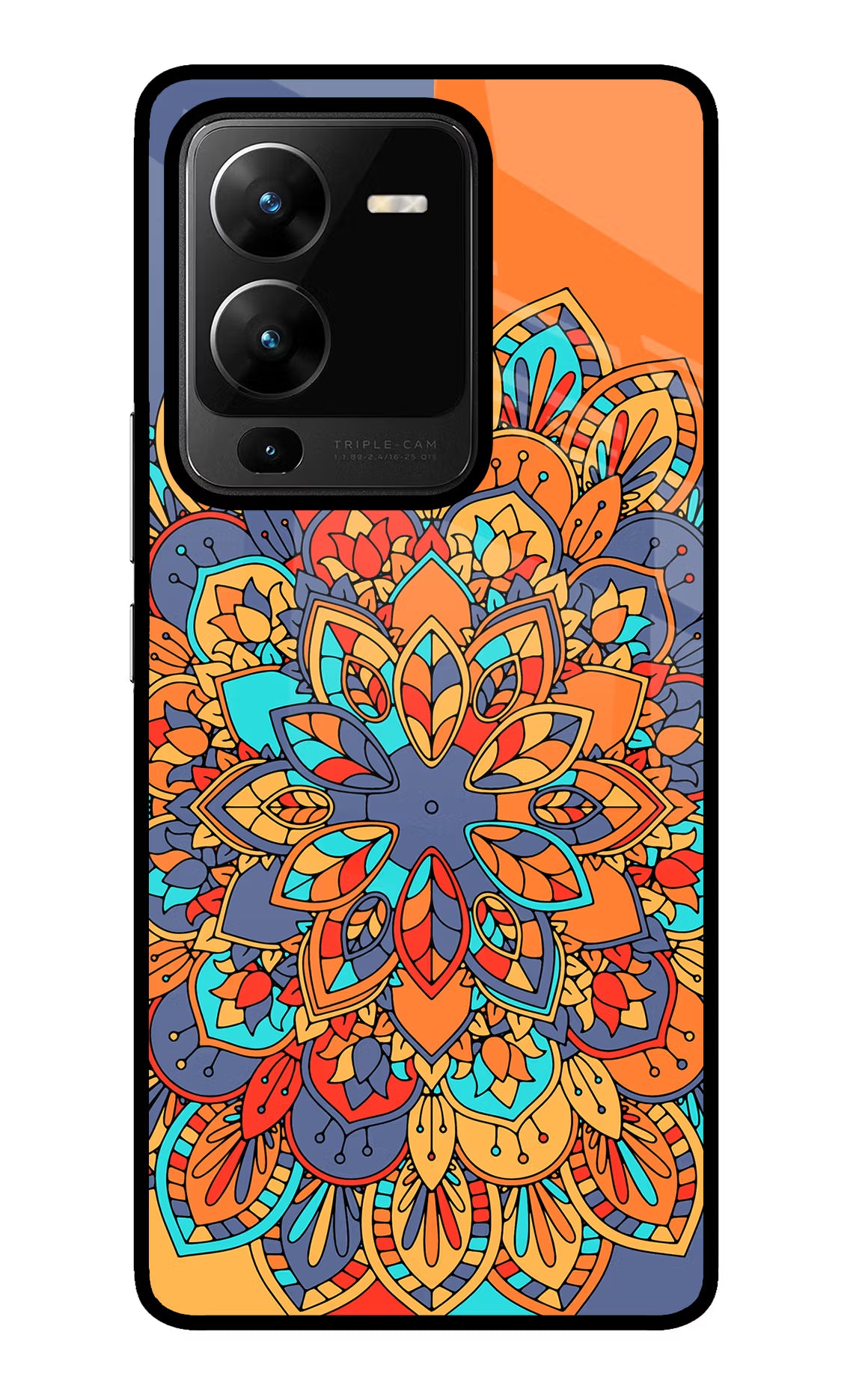 Color Mandala Vivo V25 Pro 5G Glass Case