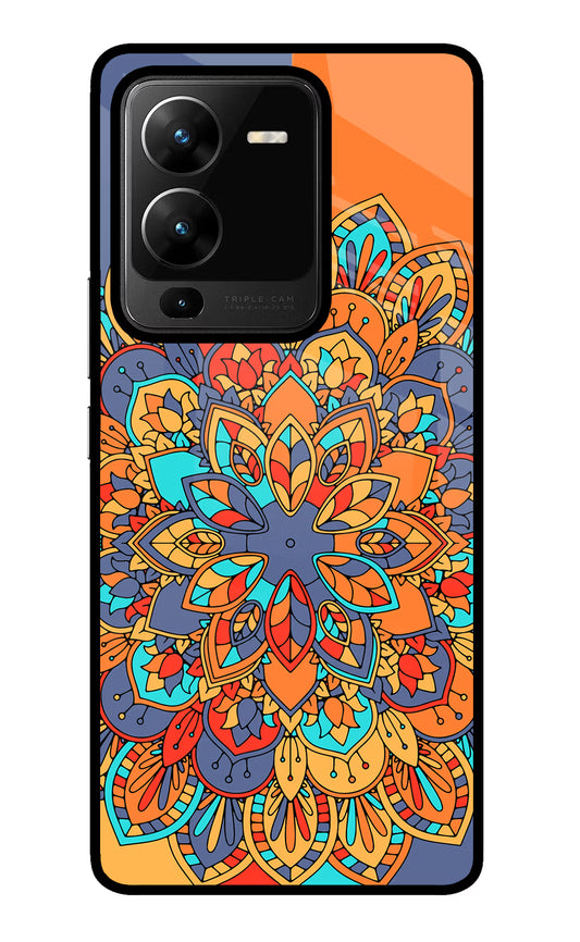 Color Mandala Vivo V25 Pro 5G Glass Case