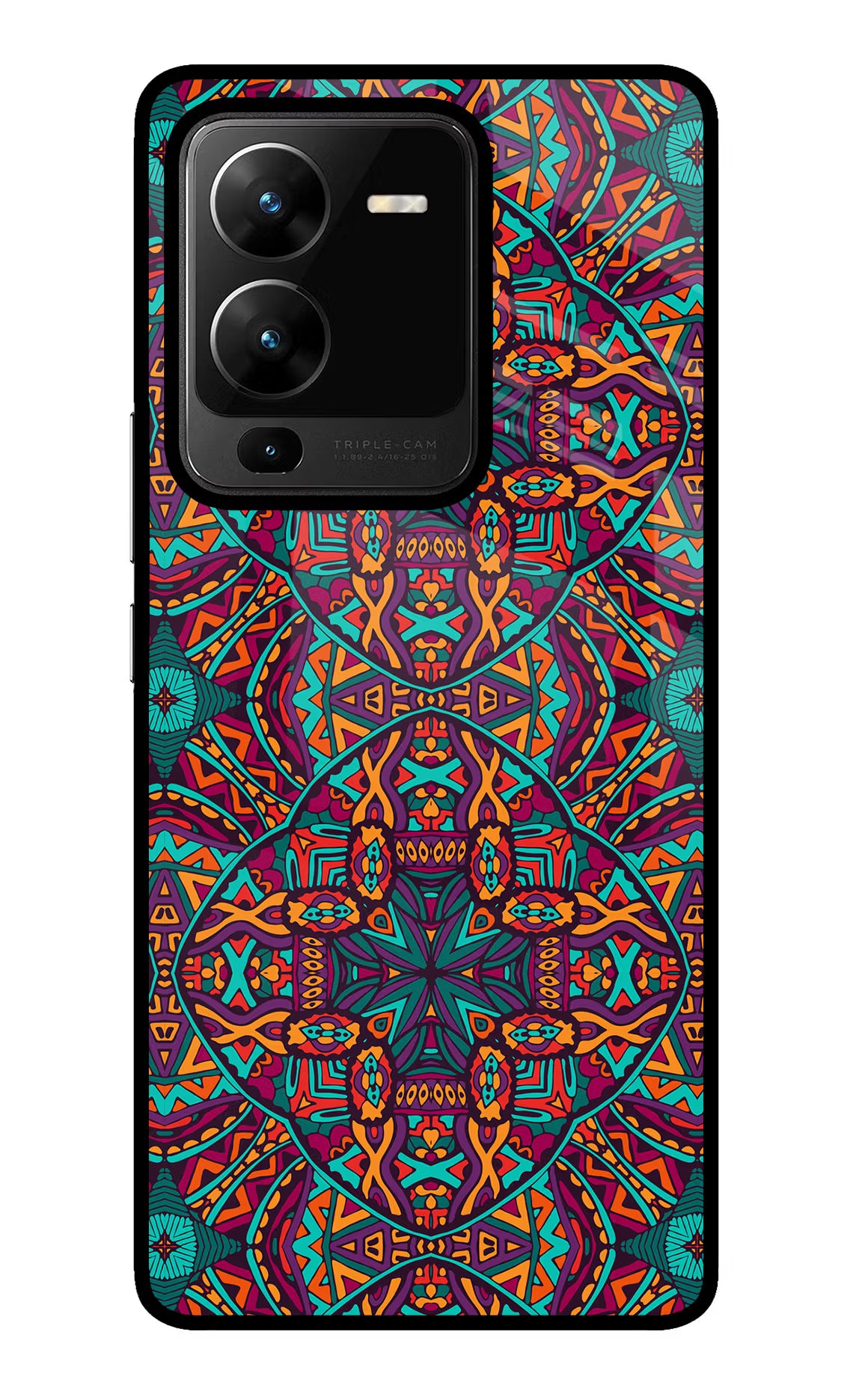 Colour Mandala Vivo V25 Pro 5G Glass Case