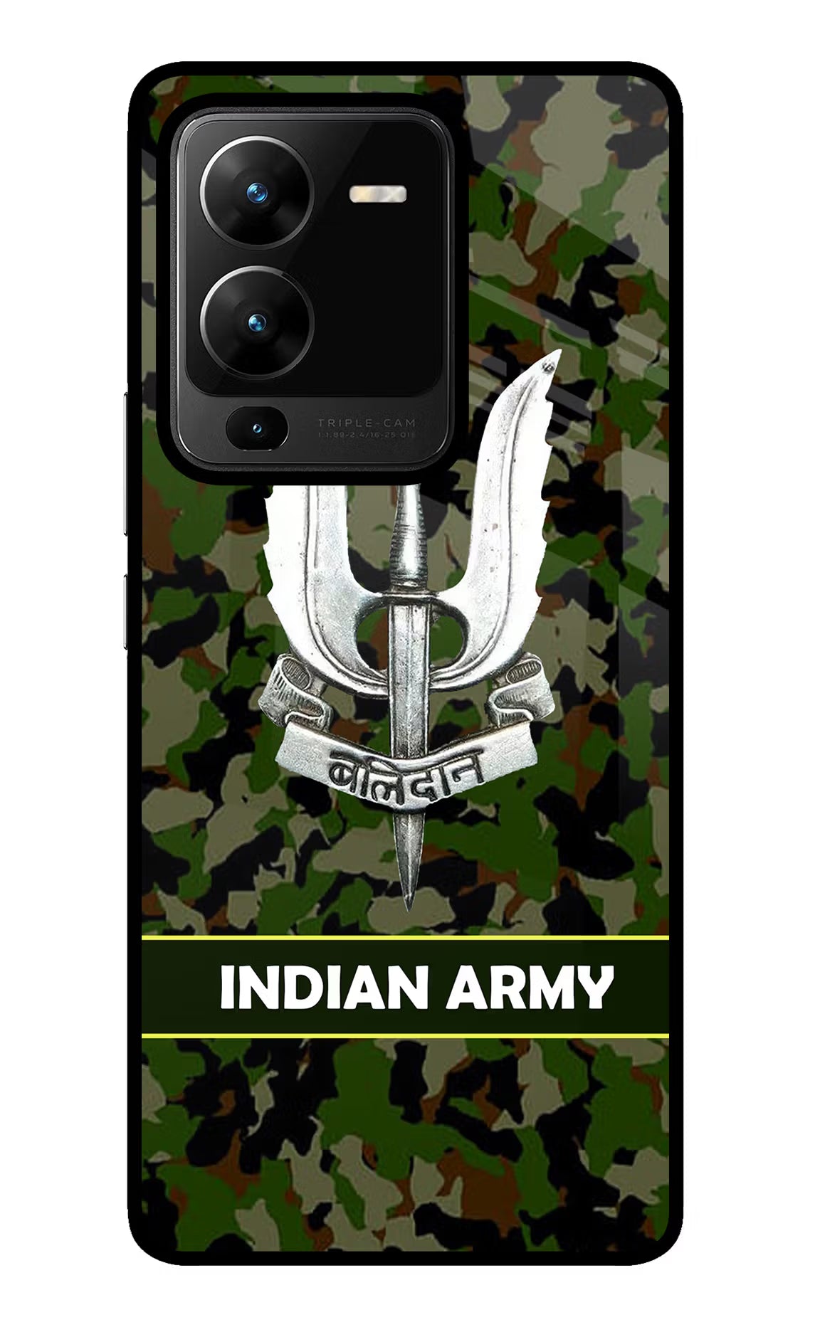 Balidan Indian Logo Vivo V25 Pro 5G Glass Case