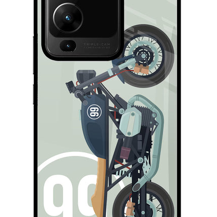 Classic Cafe Racer 99 Vivo V25 Pro 5G Glass Case