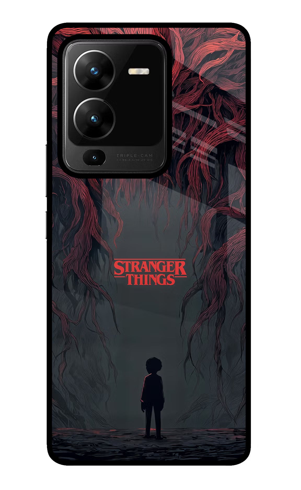 Ordinary Things Dark Side Vivo V25 Pro 5G Glass Case Back Cover by Casekaro