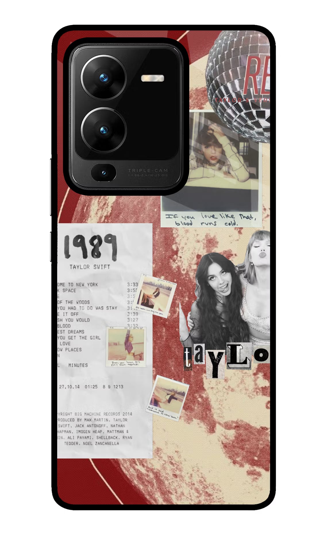 Taylor Swift Vivo V25 Pro 5G Glass Case