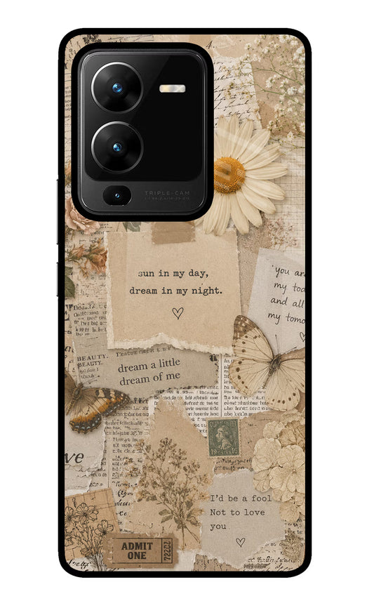 Vintage case Vivo V25 Pro 5G Glass Case