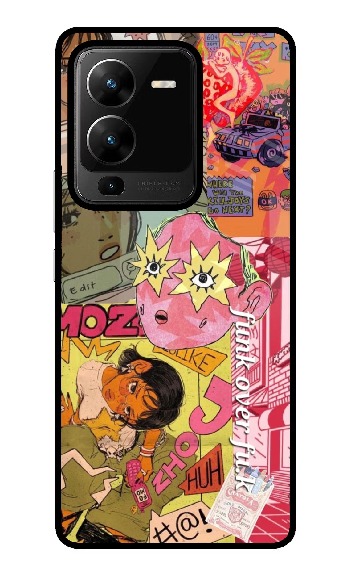 Funkover Vivo V25 Pro 5G Glass Case