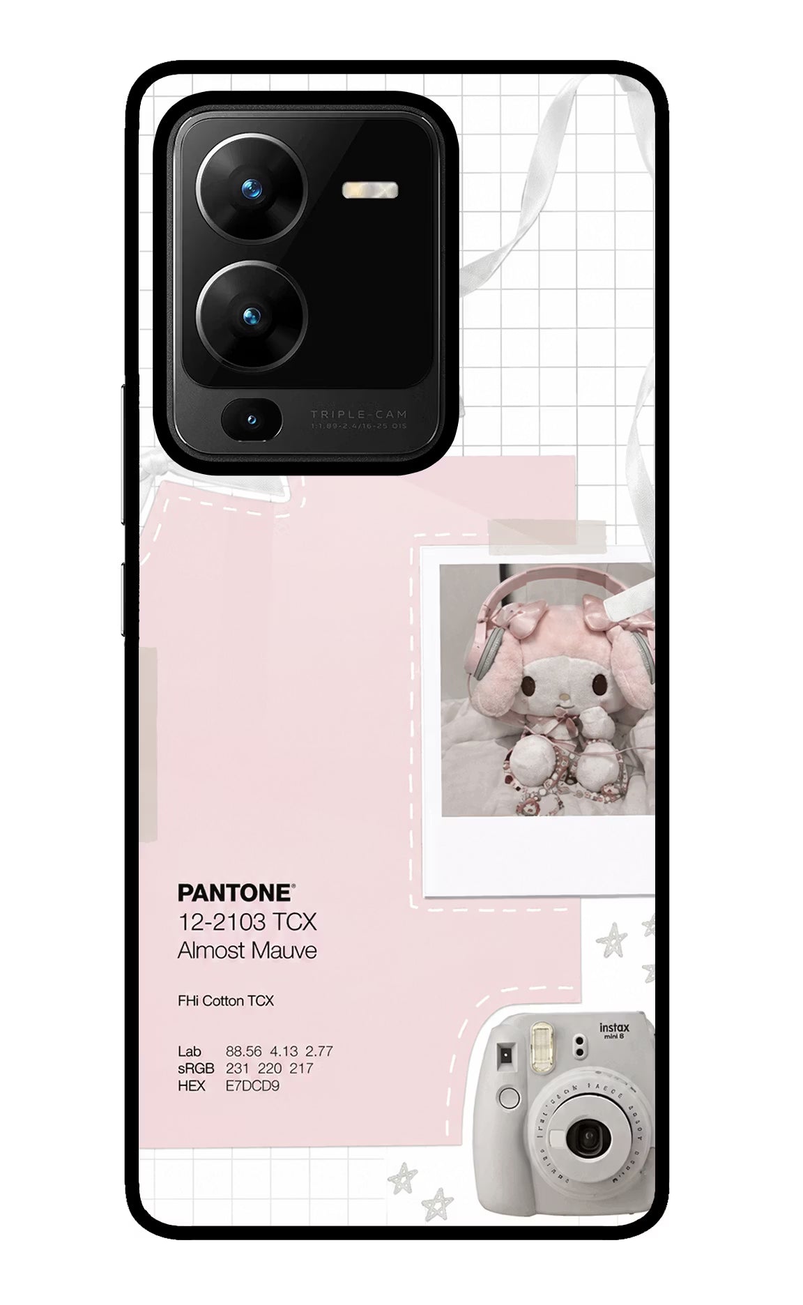 Pantone Asthetic Vivo V25 Pro 5G Glass Case