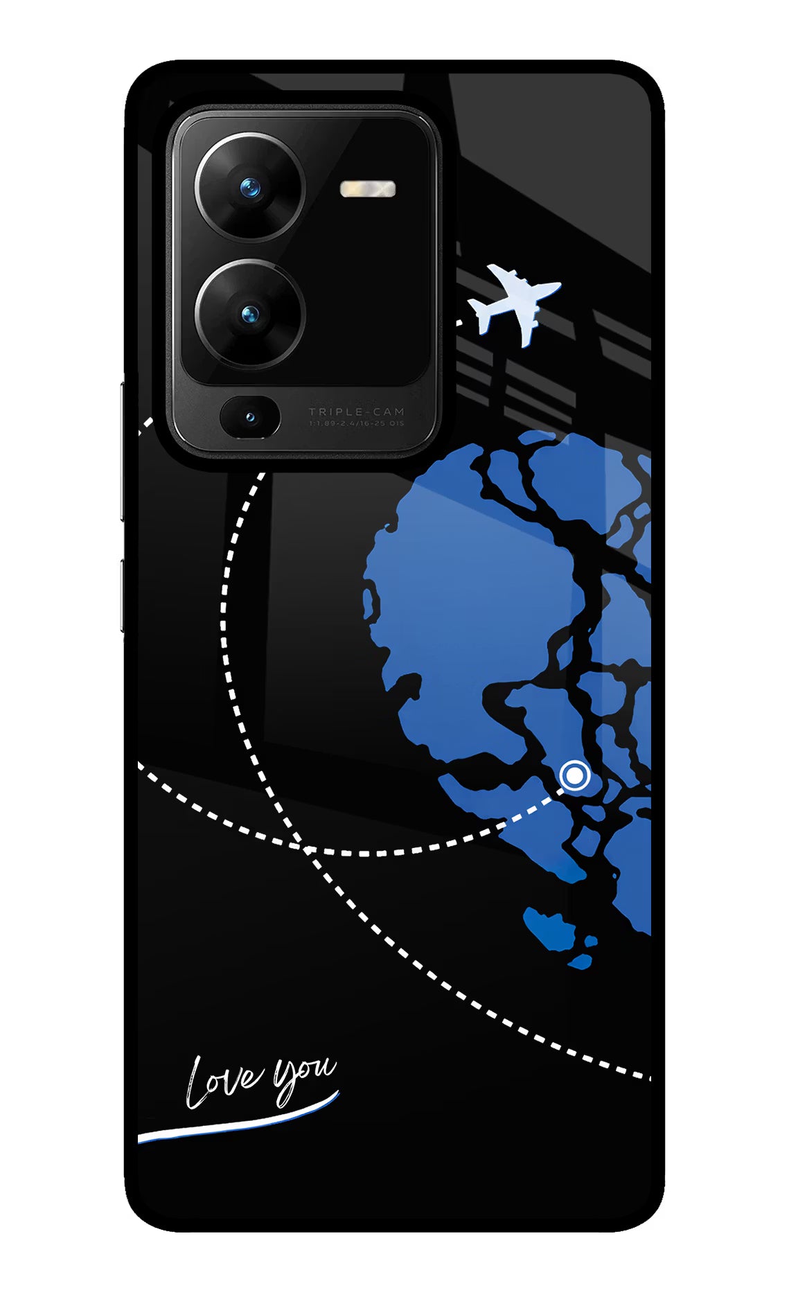 Love Orbit Vivo V25 Pro 5G Glass Case