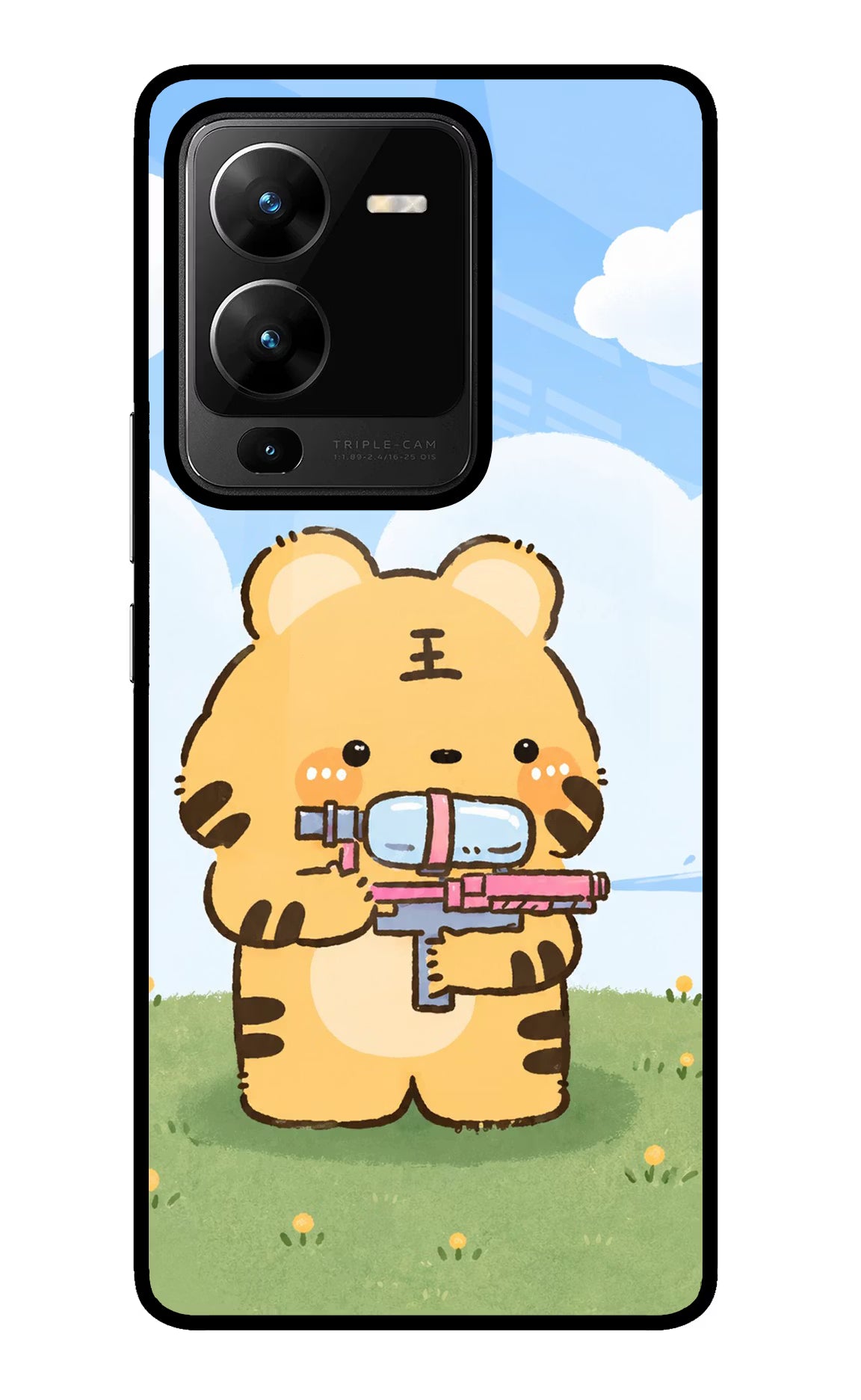 Tiger Treat Vivo V25 Pro 5G Glass Case