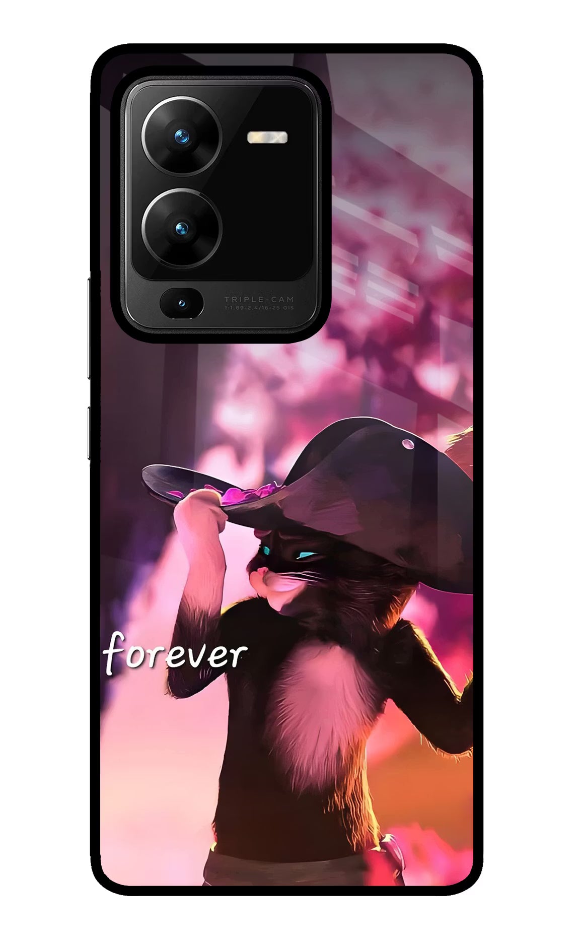 Forever Cat Vivo V25 Pro 5G Glass Case
