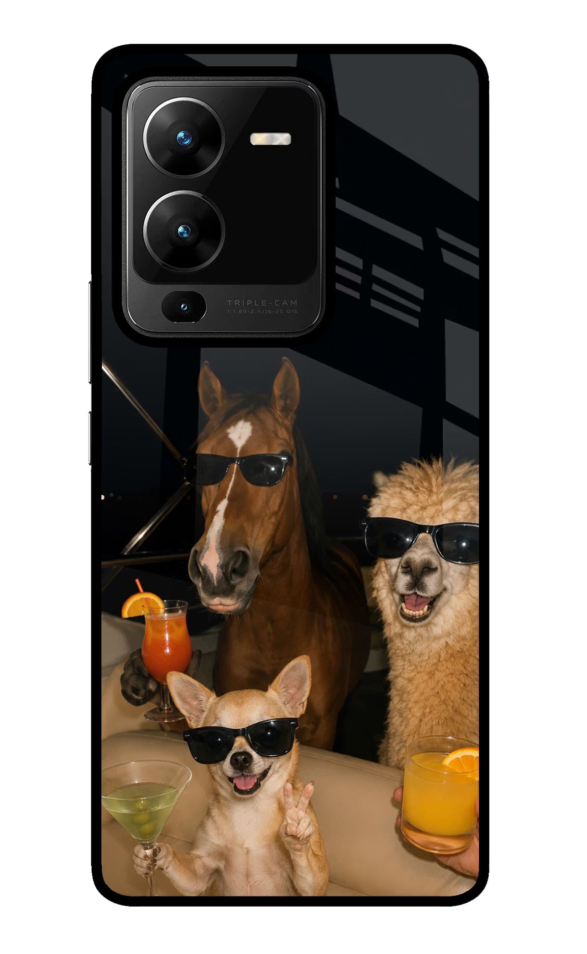 Party Squad Vivo V25 Pro 5G Glass Case