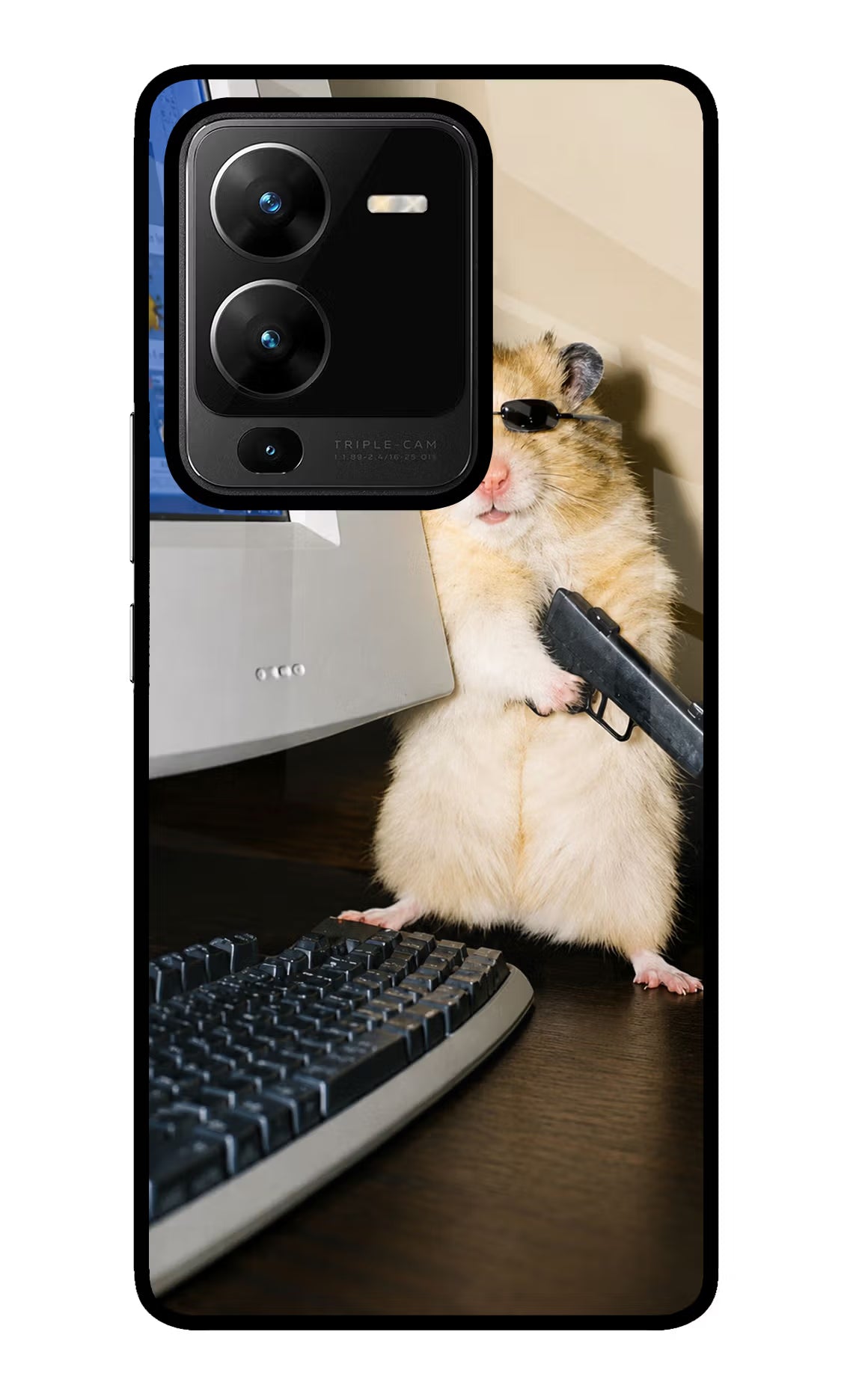 Hacker Hamster Vivo V25 Pro 5G Glass Case