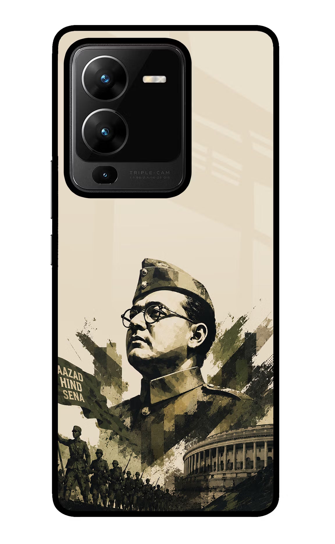 Netaji Rising Vivo V25 Pro 5G Glass Case