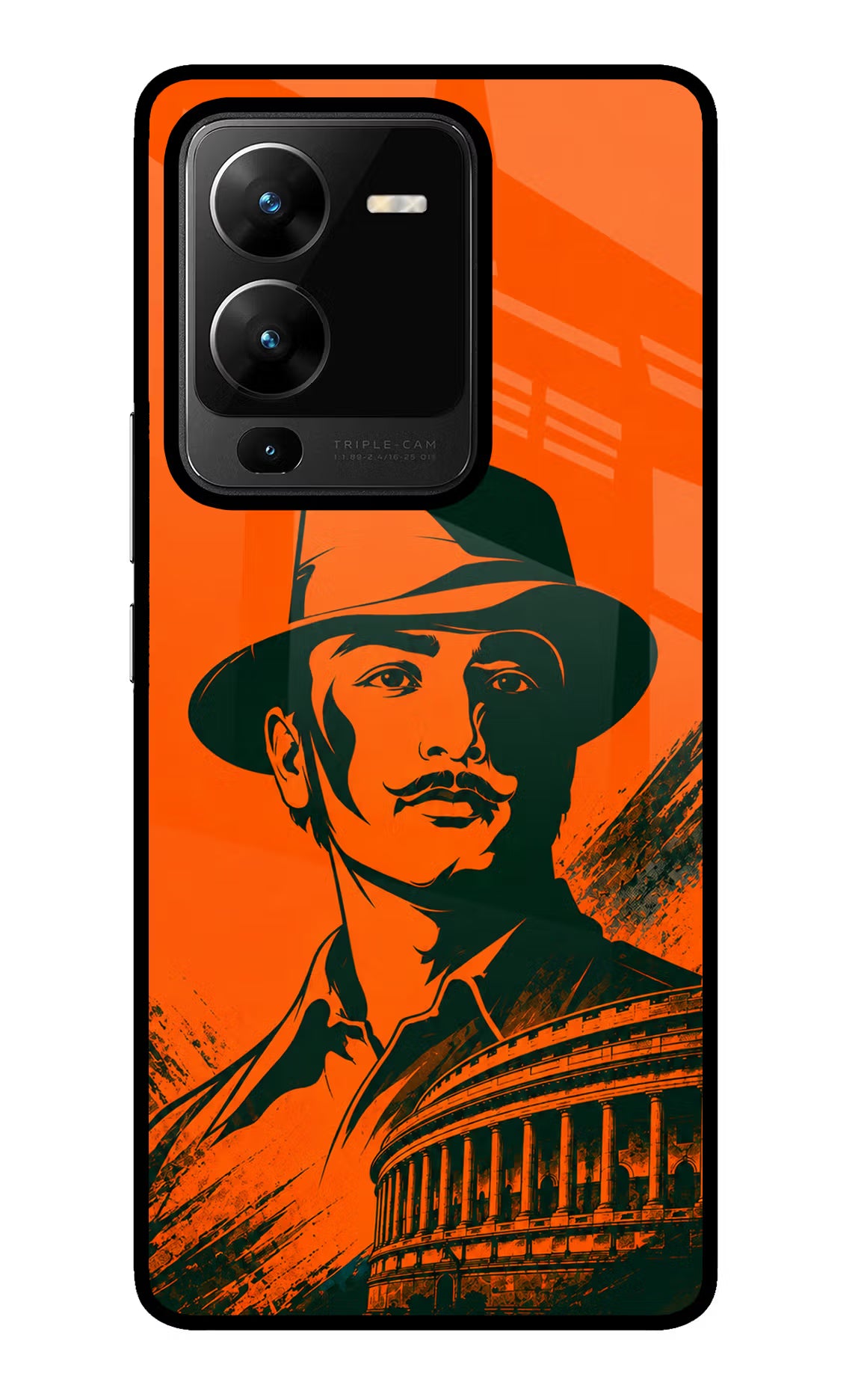Bhagat Singh Legacy Vivo V25 Pro 5G Glass Case