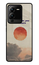 Pixel Sun Vivo V25 Pro 5G Glass Case