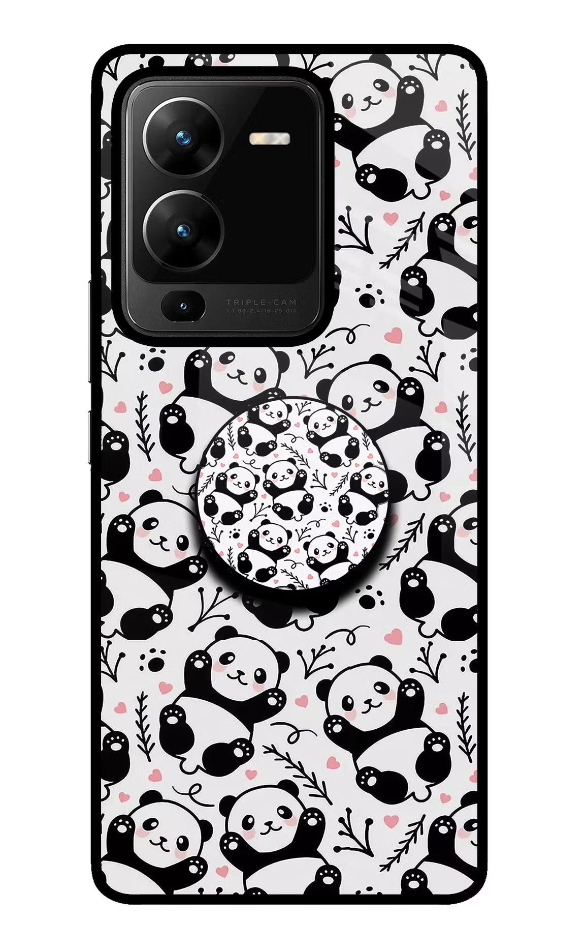 Cute Panda Vivo V25 Pro 5G Pop Case by Casekaro