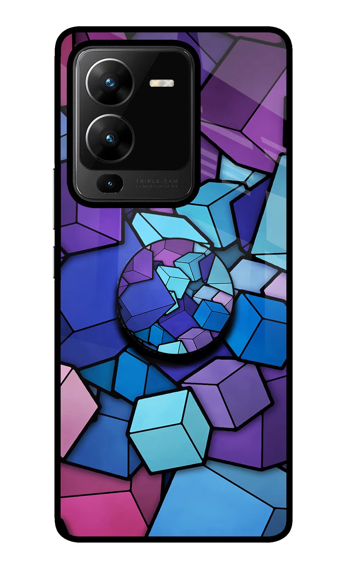 Cubic Abstract Vivo V25 Pro 5G Pop Case by Casekaro