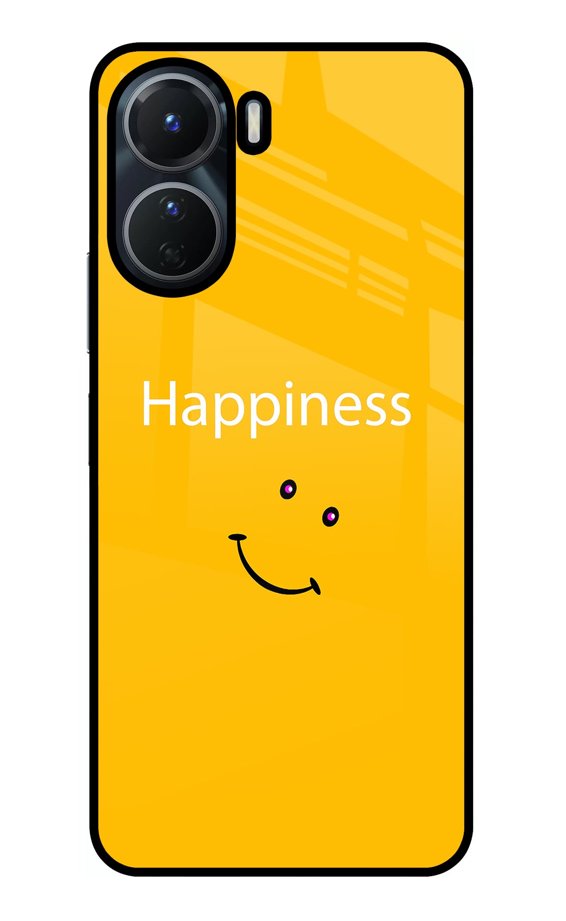 Happiness With Smiley Vivo Y16 Back Cover