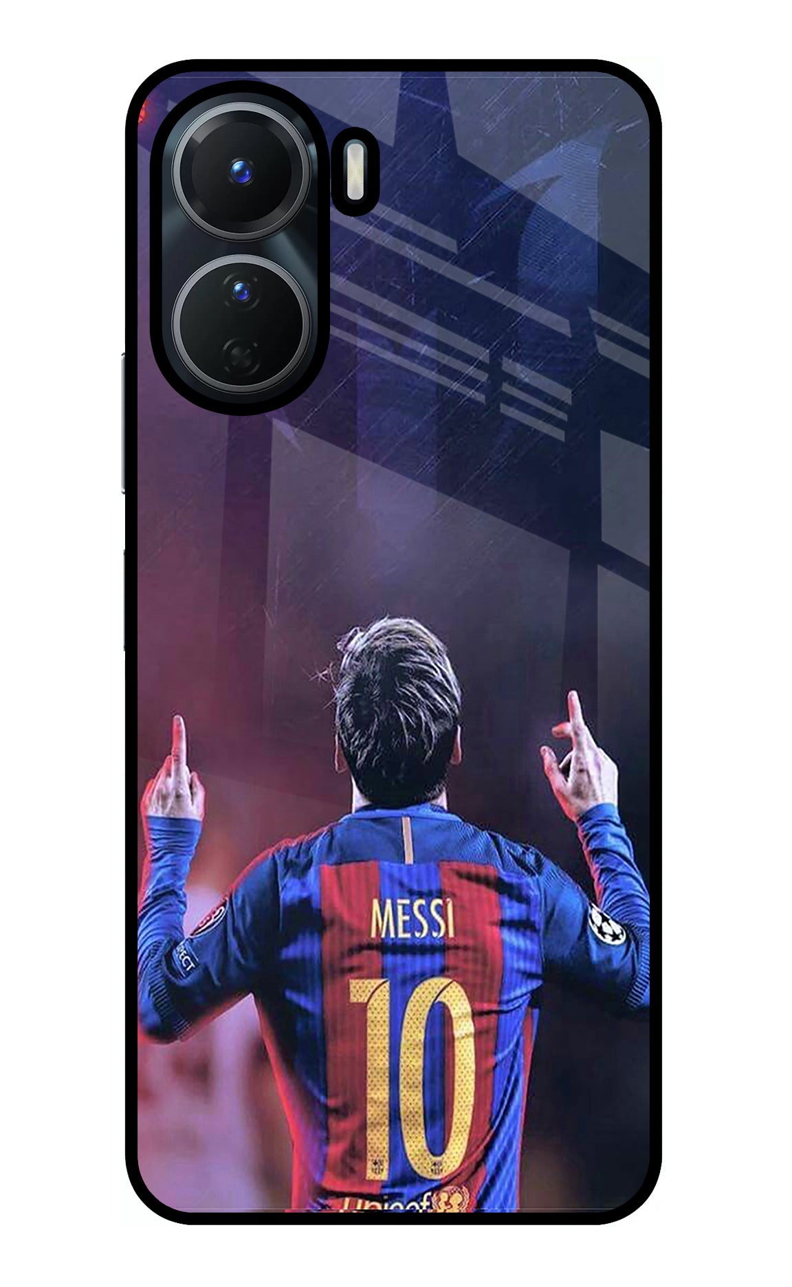 Messi Vivo Y16 Glass Case