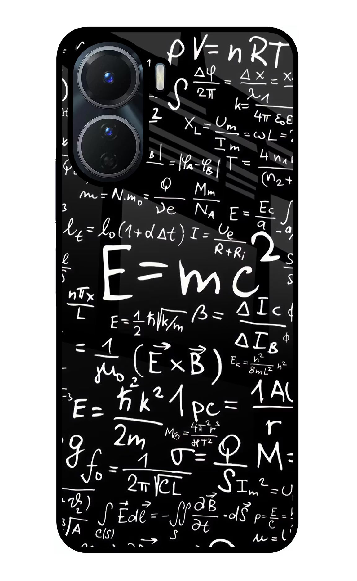 Physics Formula Vivo Y16 Glass Case Back Cover by Casekaro