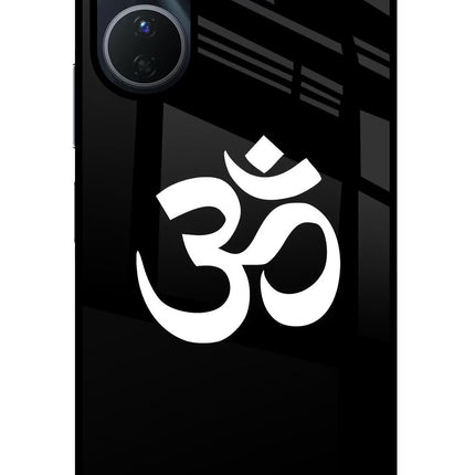 Om Vivo Y16 Glass Case Back Cover by Casekaro