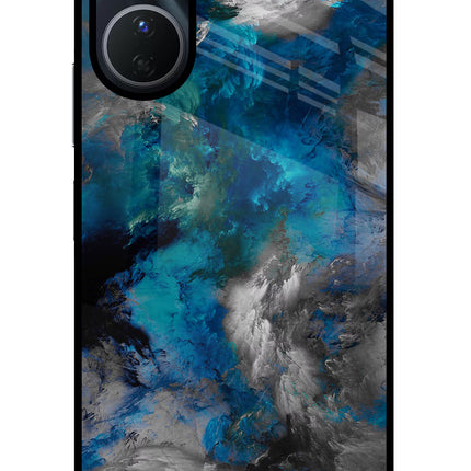 Artwork Vivo Y16 Glass Case Back Cover by Casekaro
