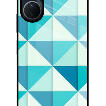 Abstract Vivo Y16 Glass Case Back Cover by Casekaro
